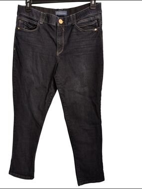 Democracy Ac Solutions Dark Wash Denim Jeans 34W 25 1/2IN Stretch 16